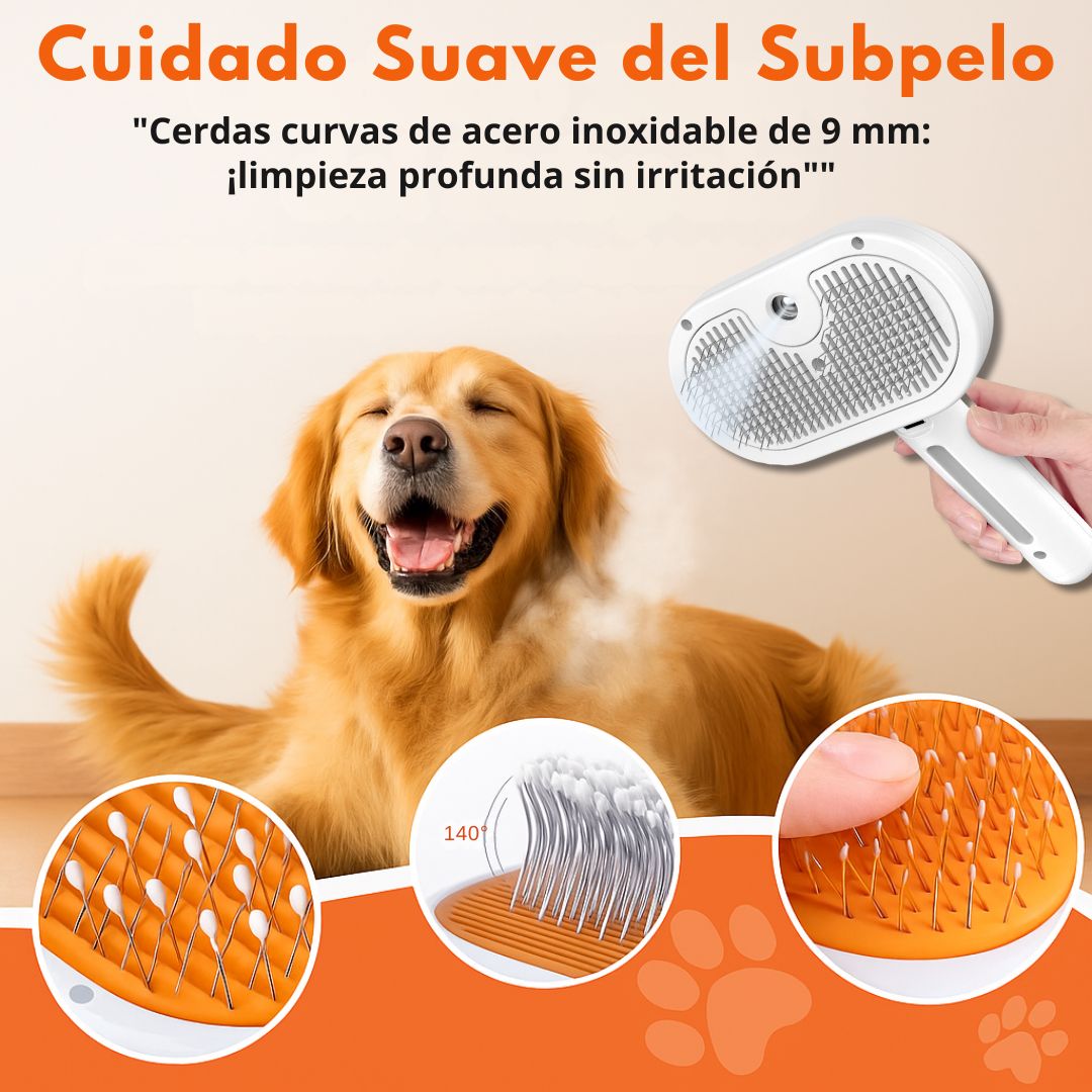 SteamPaws™ Menos Pelo y Más Relax