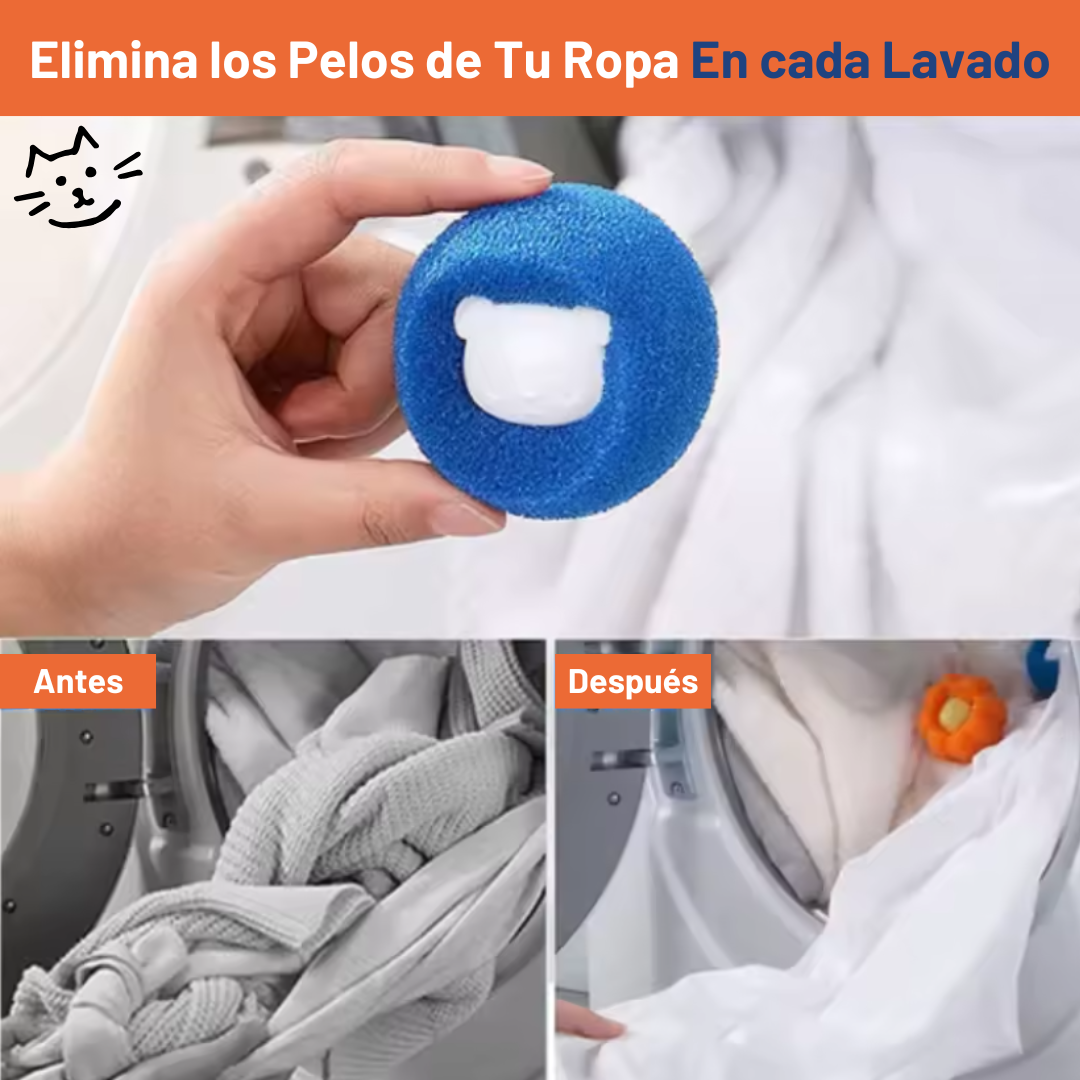 Ropa sin pelos de gato – Pack 10 piezas reutilizables