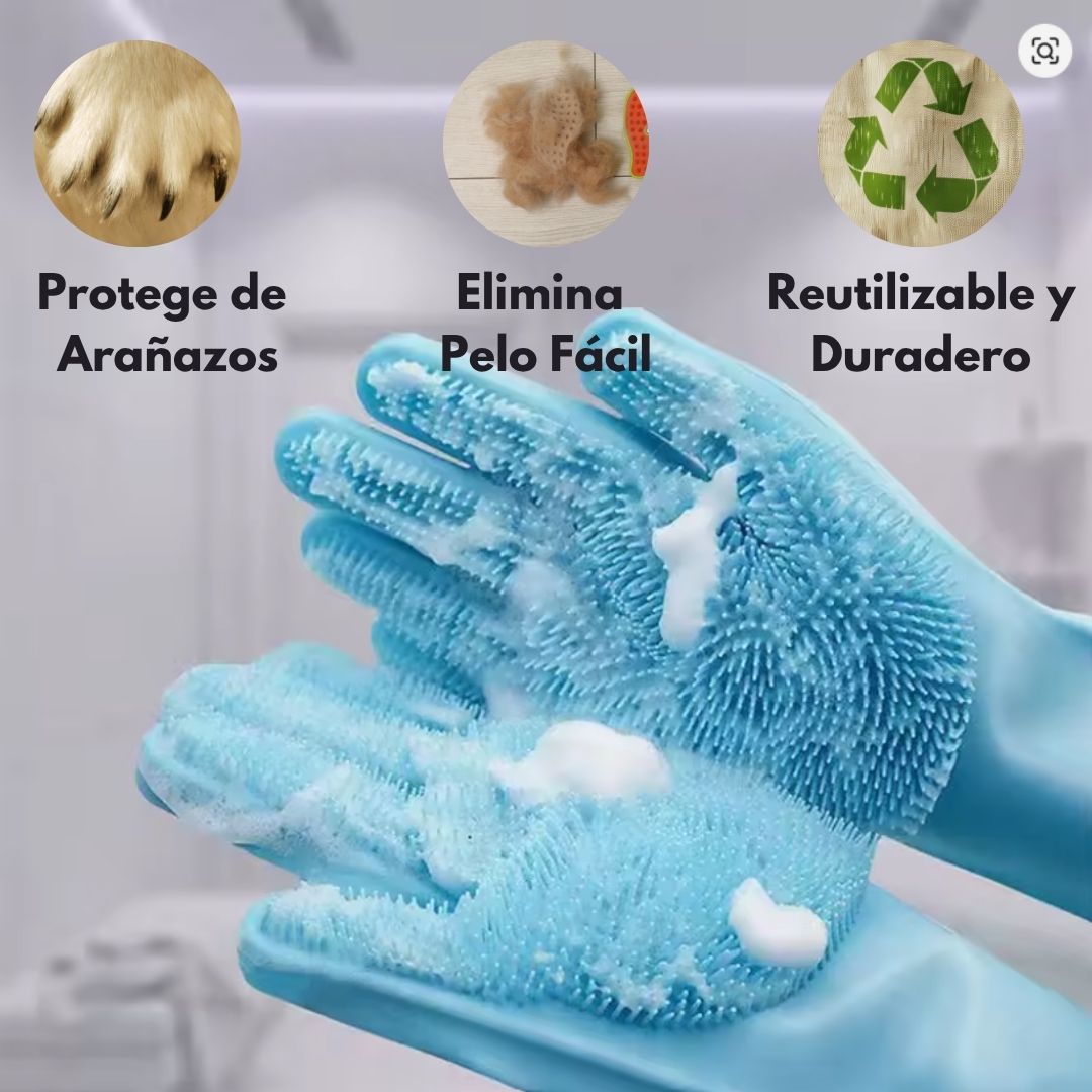 Guantes Multifuncional de Limpieza para Mascotas