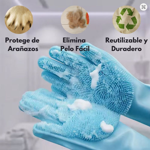 Guantes Multifuncional de Limpieza para Mascotas