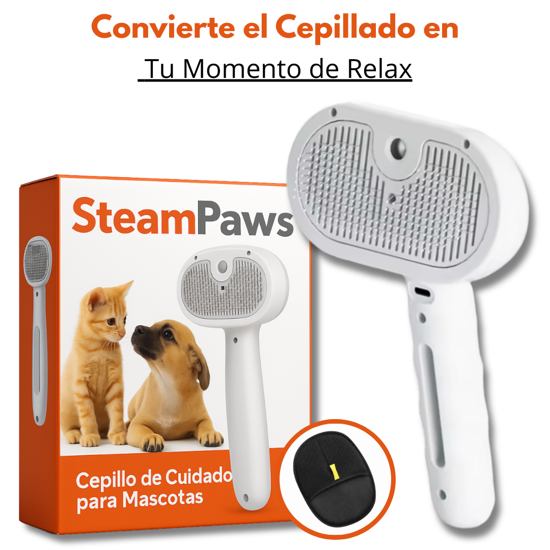 SteamPaws™ Menos Pelo y Más Relax